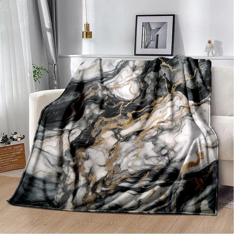 2026 New Style Luxurious Nature Marble Colour Blanket,Soft Throw Blanket for Home Bedroom Bed Sofa Travel Picnic Cover Kid Gift