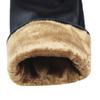 Plus Velvet Waterproof Windproof Touch Screen Mittens Faux Fur Gloves Cashmere Gloves PU Leather