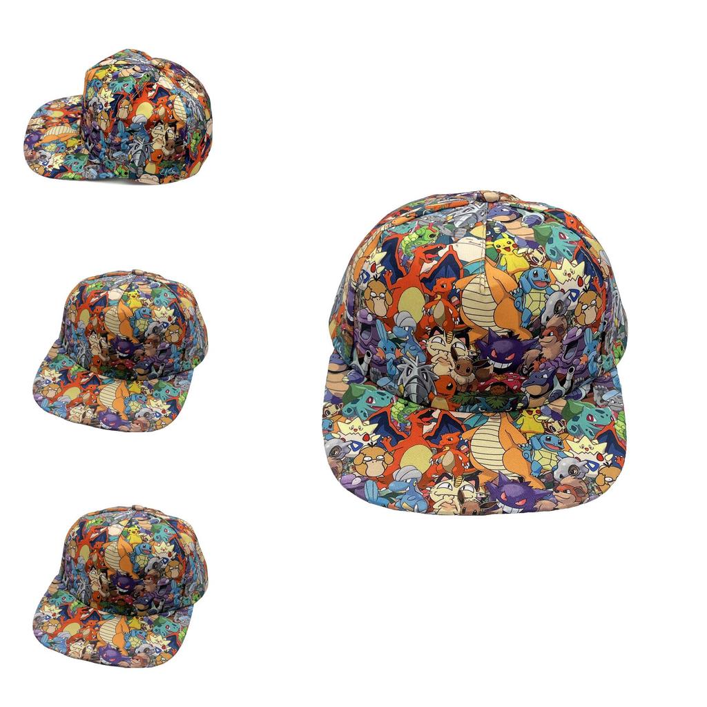 Pokemon Pattern Kids Baseball Hat With Sunproof Breathable Polyester Suitable For Children