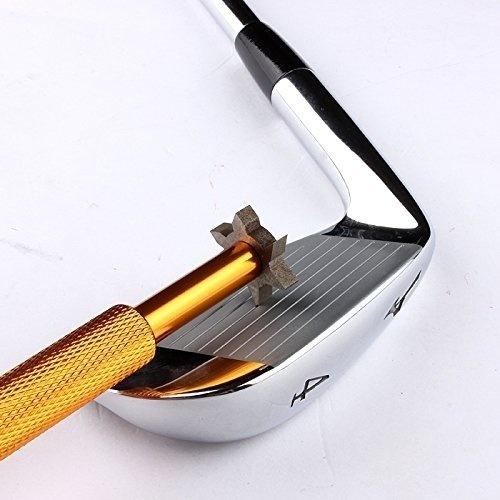 Ascuțitor de crose de golf cu 6 capete (3V, 3U) - Ideal pentru Backspin Optim și Controlul Bilei - Instrument Perfect pentru Wedge-uri și Bastoane Utilitare
