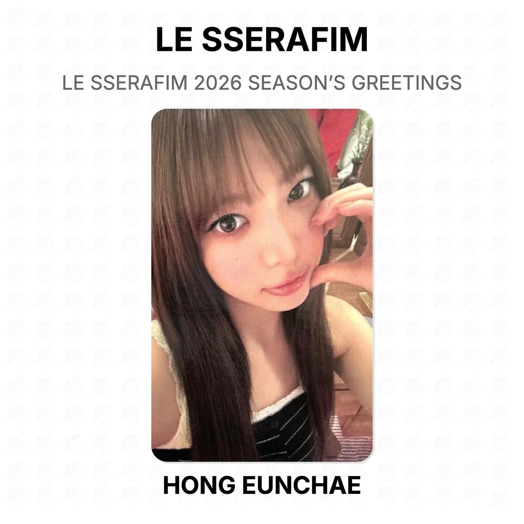 LE SSERAFIM 2026 SEASON’S GREETINGS Official Photocard
