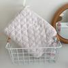 Vintage Plaid Women's Storage Bags Large Capacity Cosmetic Bag Make Up Case Soft Cotton Portable Female Clutch Purse Handbags