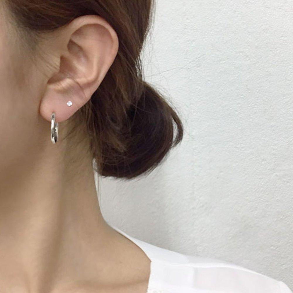 Basic Cubic Piercing + Ring Piercing [Sold As a Pair]