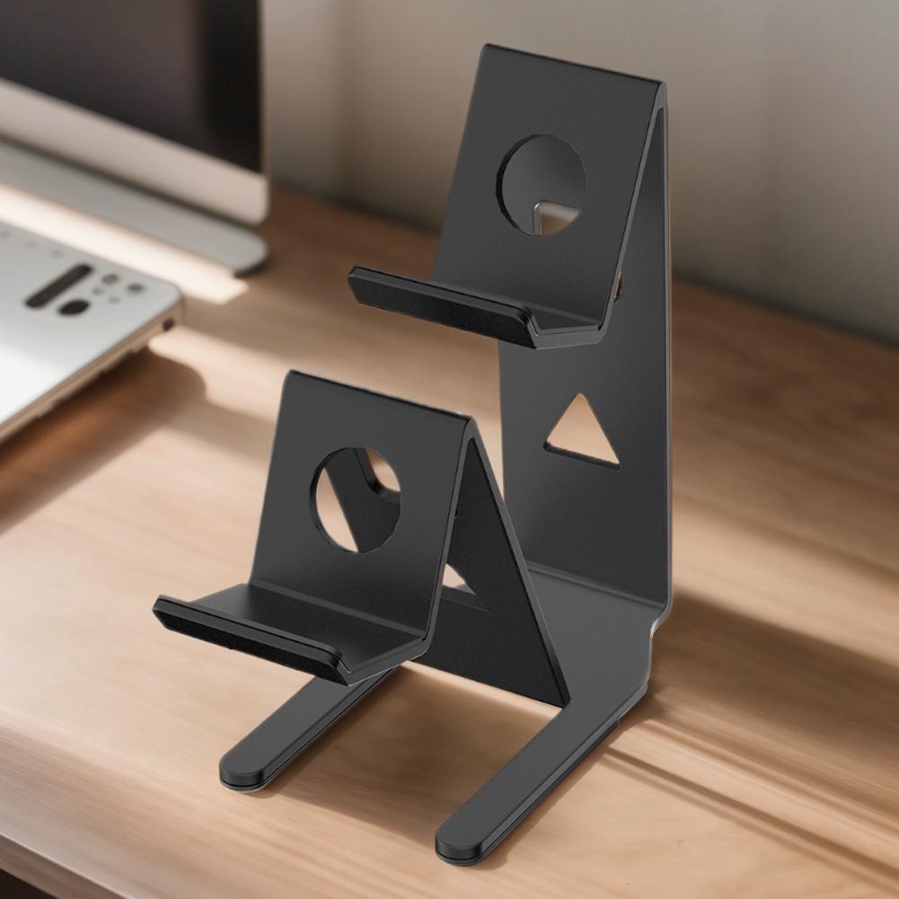 Gamepad Rack Stand Space Saving Desktop Stand Dual Game Controller Stand Holder for Switch/PS5/PS4/Xbox Game Accessories