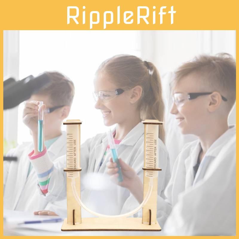 Educational Stem Diy Wooden Pipe Level Indicator Kit For Elementary Students Handmade Material Pack