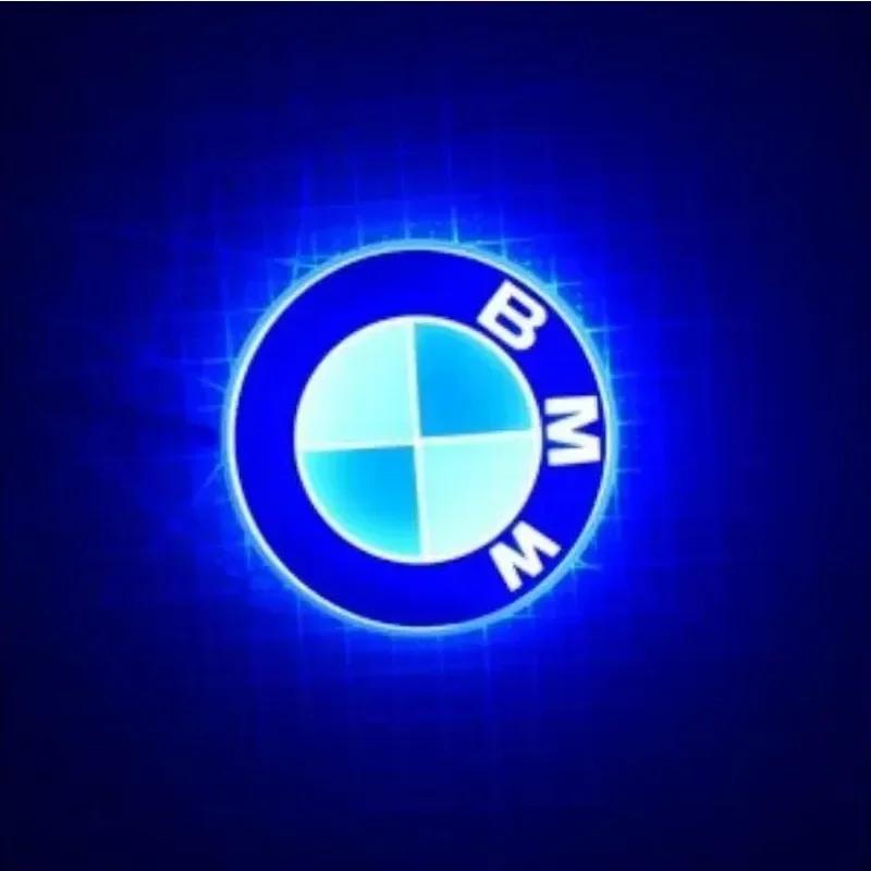 4D logo lambası, 82mm amblemli BMW 1 3 5 7 serisi X1 X3 X4 X5 x6 GT525 GT535 ön ve arka LED lambalarının dekorasyonu için uygundur.
