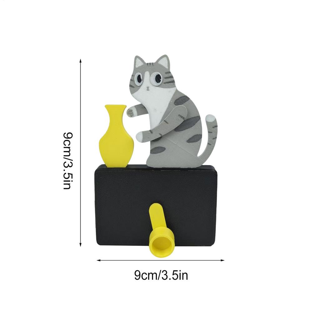 

Cat Whisker Holder Magnet 3D Refrigerator Decoration Magnetic Pet Memorial Decor for Home Office Kitchen Dorm Whiteboard Locker