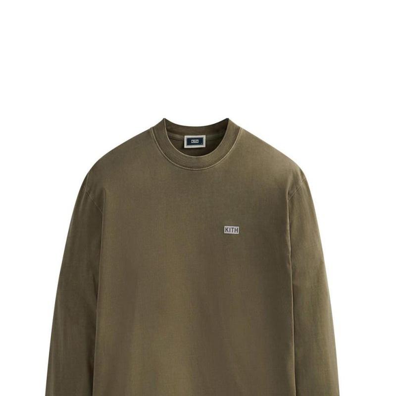 Kith Long-Sleeve Lax Tee Palomino Men Tops Brown KHM030632-249