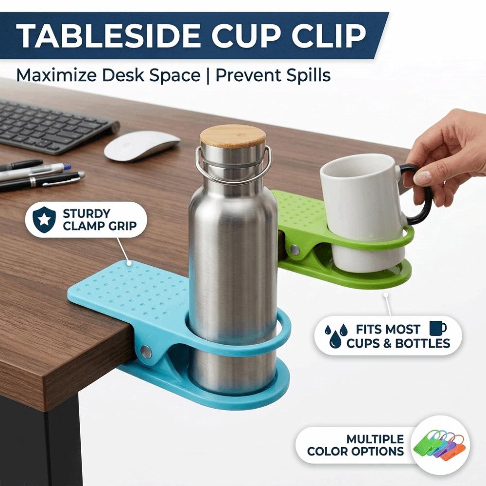 Tableside Coffee Mug Drink Holder Universal Desktop Tea Accessories Office Desk
