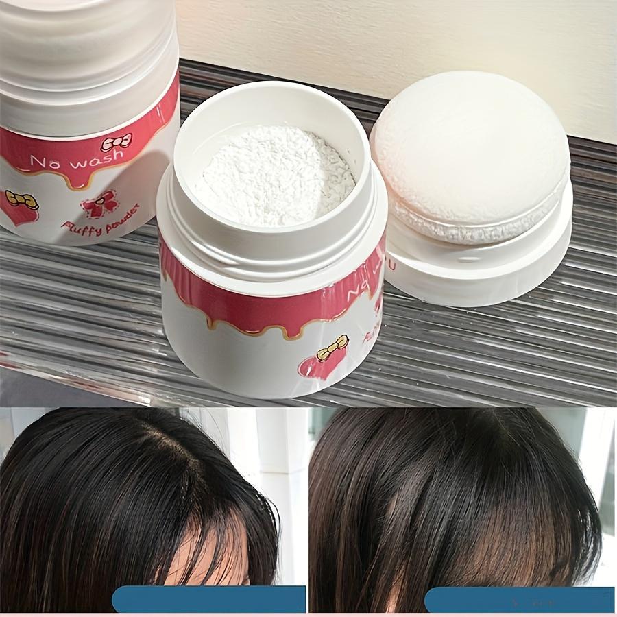 1PC Dry Shampoo Powder, Quick Oil Control Without Washing, Natural Fluffiness, Delicate And Refreshing Texture, No Whitening Or Powder Scattering