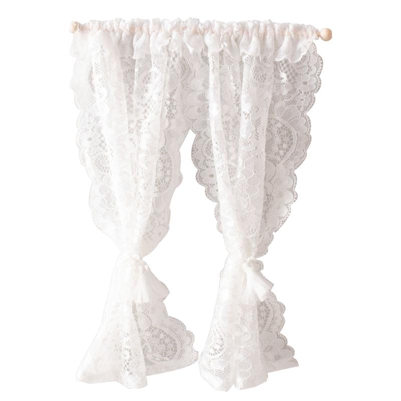 

1/12 Кукольный домик Миниатюрная кружевная занавеска Кукольный дом Мебель для спальни Декор Игрушка Аксессуары для кукольного домика Микро-сцена Реквизит для фото A2