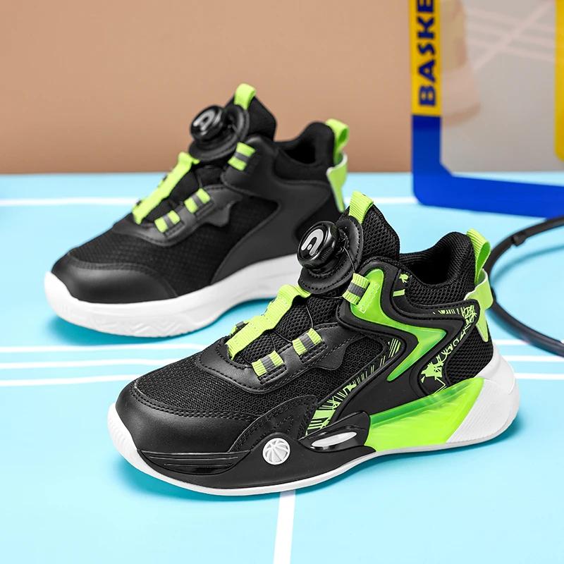 Four Seasons Children's Fashion Sports Shoes Boys' Running Leisure Breathable Outdoor Kids Shoes Lightweight Sneakers Shoes
