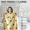 1 Piece Cookie-themed Beige Plush Blanket, Soft for Sofa, Bed, Office, All-season Use.