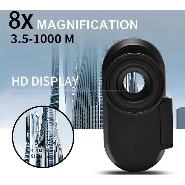 8X Laser Rangefinder 1500M Distance Meter Telescope High Precision Hand-hold Monouclars Golf Measurement Electronic Outdoor