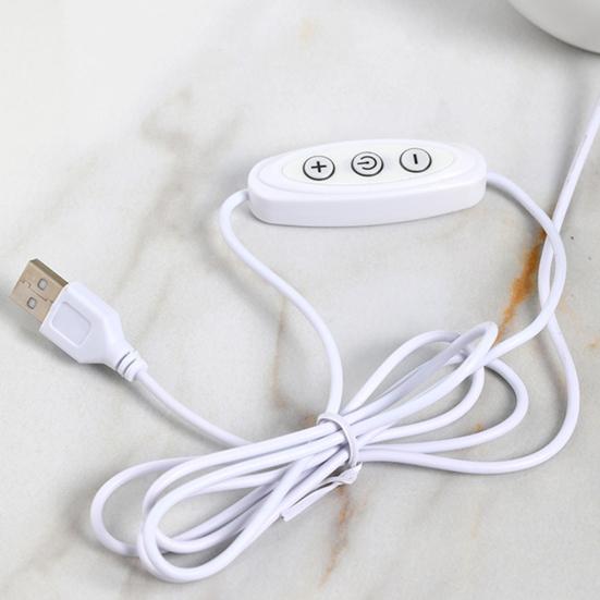 Rose Nachtlicht Künstliche Blume LED Nachttischlampe Tischlampe Kunstrose mit Keramikvase Romantisch