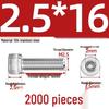 304 Stainless Steel Hex Socket Head Cap Screws, M2-M10, Extended Length