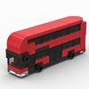 Stavebnice Sanitka Expresní Transportér Nákladní Auto Školní Autobus Plošinový Přívěs Sestavený Model Kompatibilní