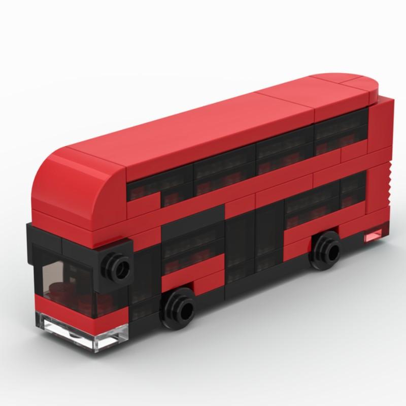 Stavebnice Sanitka Expresní Transportér Nákladní Auto Školní Autobus Plošinový Přívěs Sestavený Model Kompatibilní