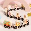 Toddler Magnetic Toys for 3-6Y  Wooden Dinosaurs Train Set Montessori Educational Toys 11PCS Trains with Numbers for Kids Gifts