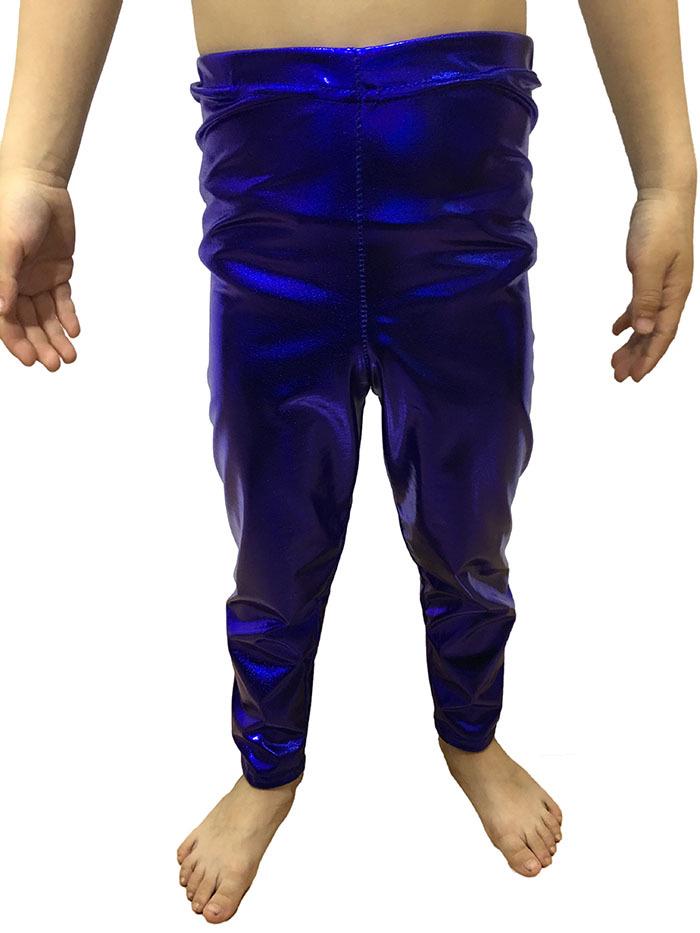 Unisex Shiny Patent Leather Dance Pants for Jazz, Cheer, & Hip Hop