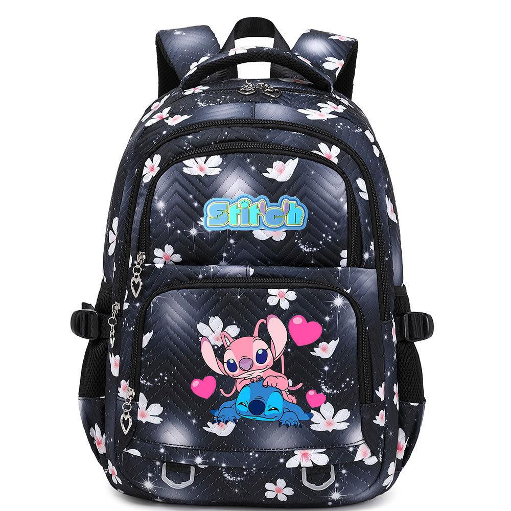 Cartoon Printing Multi-Compartment Middle And High School Schoolbag Cute And Lightweight Girls Backpack Young Girls Schoolbag