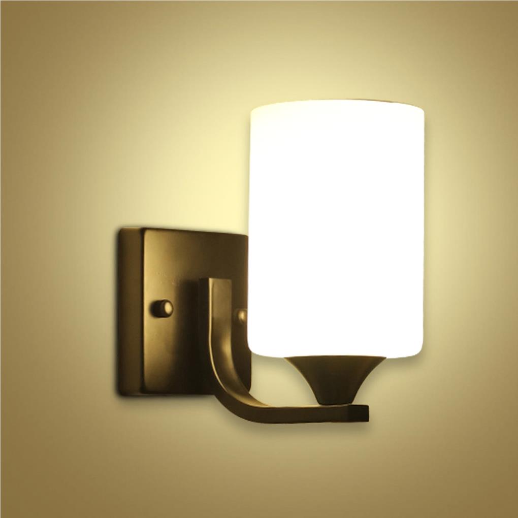 Bedside Wall Lamp E27 Aisle Light Without Bulb Passage Dimmable Lantern ple Style Bedroom Living Room Coffee Bar Studio