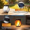 Second Gen USB-Rechargeable Solar Flame Lantern for Garden & Camping