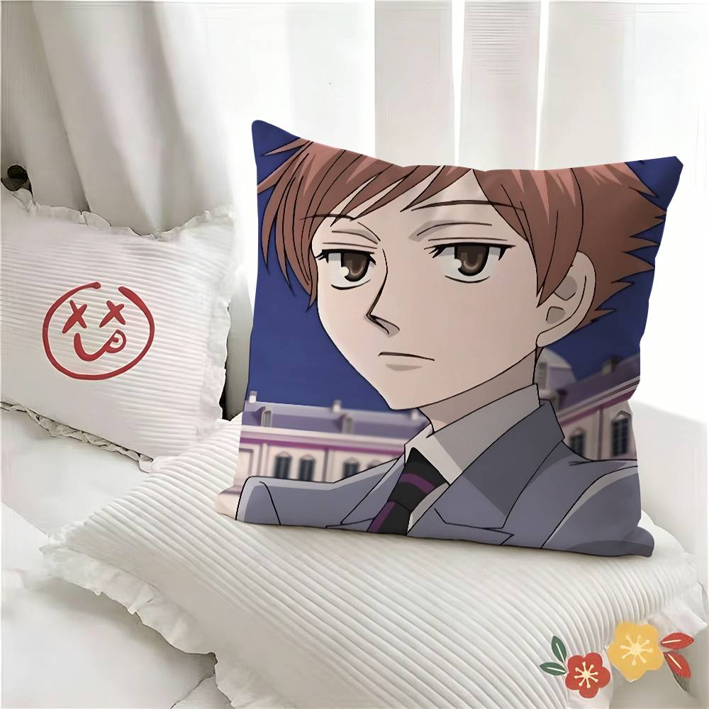Pc Cartoon KKaoru HHikaru HHitachiin Pillow Case Fashion Square Pillowcase Bedroom Sofa Room Ins Decoration Leisure