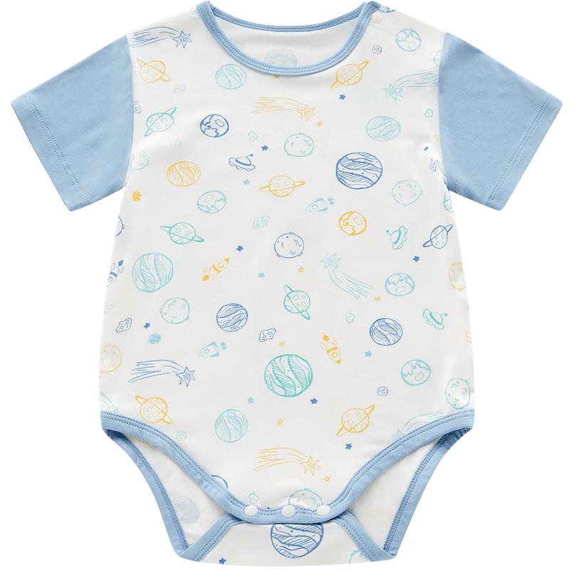 

Rabi Newborn Unisex Summer Short Sleeve Romper 66