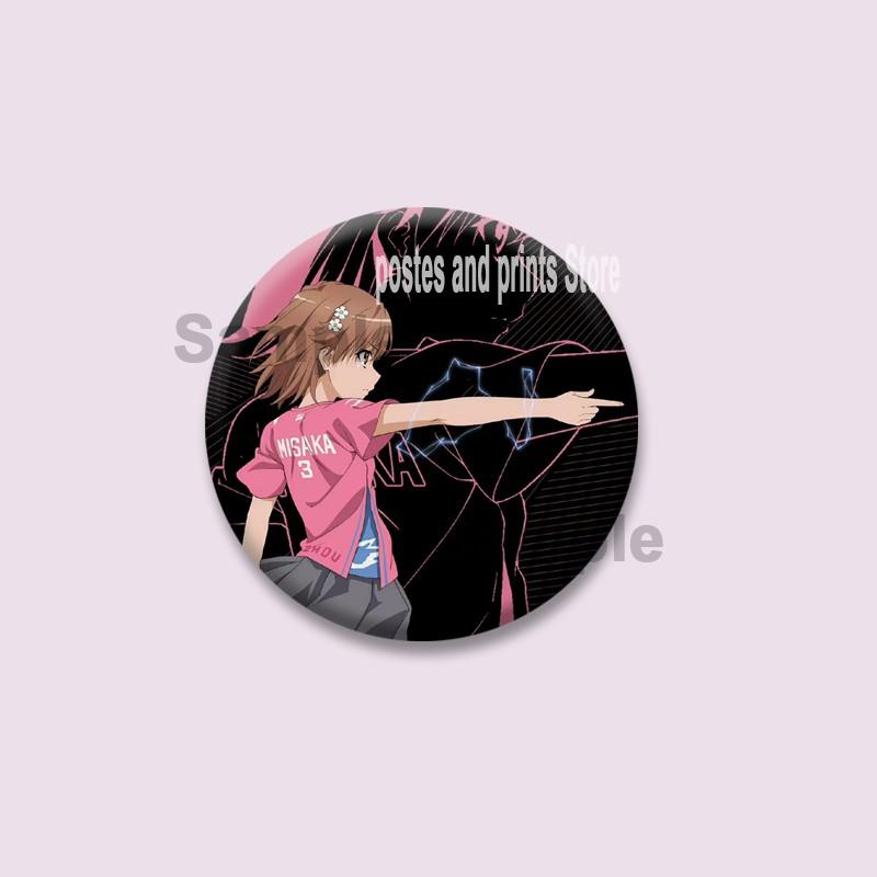Anime A Certain Scientific Railgun Enamel Pins Cartoon Figure Brooch for Backpack Clothe Jewelry Accessories Collectible Badges