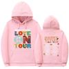 Unisex Love On Tour 2023 Letter Print Casual Sports Hoodie