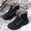 Cotton shoes winter new walking shoes thickened warm high top cotton boots non-slip outdoor parents snow boots