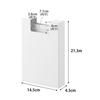 Yamazaki Magnetic Bread Bag Storage Case, White, Tower 11054