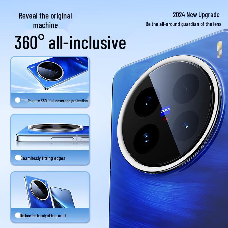 ShineMore Gehärtetes Glas Bildschirmschutz & Objektivschutz für Vivo X-Serie