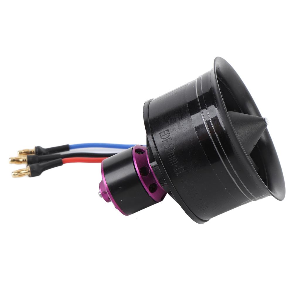 EDF 50mm 11 Blades Ducted Fan Electric Ducted Fan for RC Airplane Recommended Battery 5S 1800mAh 35C
