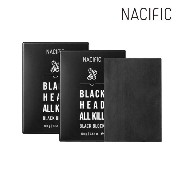NACIFIC Blackhead All-Kill Black Block 100g x2