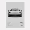 Famous Cars 812 458 296 Canvas Wall Art Print Poster 599XX SP3 F8 Decoration Mural Modern Home Decor Birthday Gift Unframed
