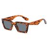 Sun-Protective Driving Glasses Punk Black Shades Glasses Square Frame Sunglasses  for Women Men
