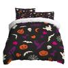 Halloween Three-piece Bedding Set Quilt Cover Pillowcase Brushed Fabric Thickened