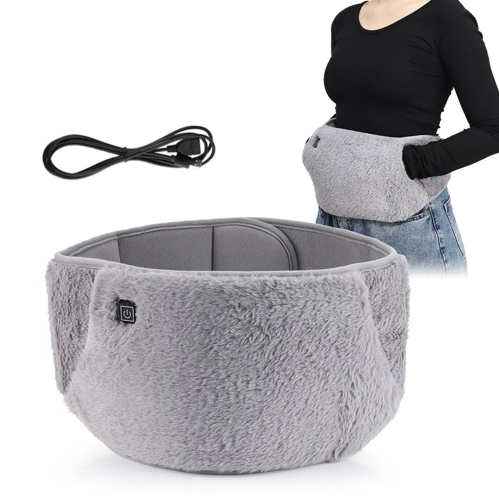 

Electric Heat-Function Hand Warmer Uterus and Lower Back Warming Belt Winter Gift For Lady Anti Cold Heat Hot Warm Handbag Thermal Supplies сірий колір