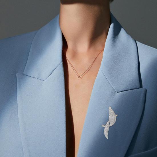 Damen Brosche Funkelnder Strassstein Eingelegt Blattform Anti-Exposition Schnalle Anzüge Hemden Pullover Taschen Abzeichen Outfit Zubehör
