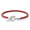 Noter Men Leather Bracelet Stainless Steel OT Buckle Bangle Pulsera De Cuero Wrap Braslet Locomotive Hiphop Rock Braclet Pulsera