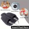 1pc Heated Foot Warmer, Explosion Proof Hot Water Bag, Water Filled Rubber Foot Warmer, Water Filled Plush Foot Warmer
