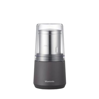 [Official Vitantonio] Dry Food Mill (VML-10-K) [Just Push the Cover Finely Grind Spices and Coffee Beans In 3 Easy Steps] Electric Coffee Grinder
