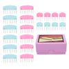 20 Pcs Knit Blocking Pins Kit 12 Large 8 Small Stainless Steel Crochet Blocking Combs for Sweaters Scarves Shawls