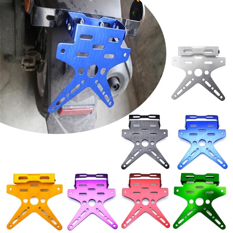 

Versatile Motorcycle Number Plate Brackets with Simple Installation for Ridings чёрный