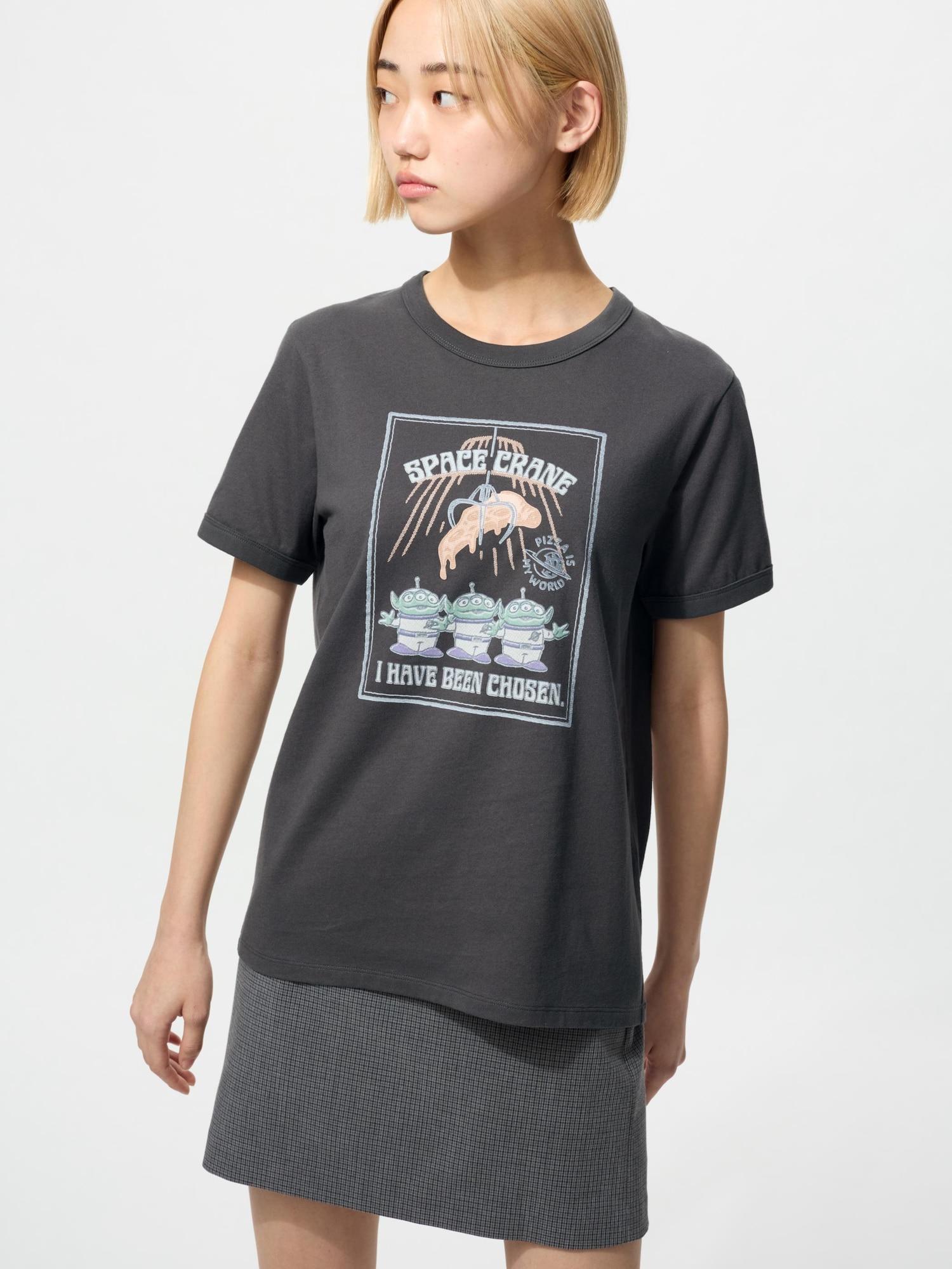 

Uniqlo История игрушек 30-й ЮТ Графическая футболка с коротким рукавом C 08 DARK GRAY/WOMEN XS