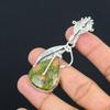 925 Sterling Silver Unakite Stone Birthday Mother Engagement Anniversary Pendant