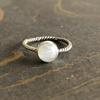 Rainbow Moonstone Round Gemstone Ring, Statement Ring, Women Ring, Gift For Her, Handmade Jewelry, Ring For Sale
