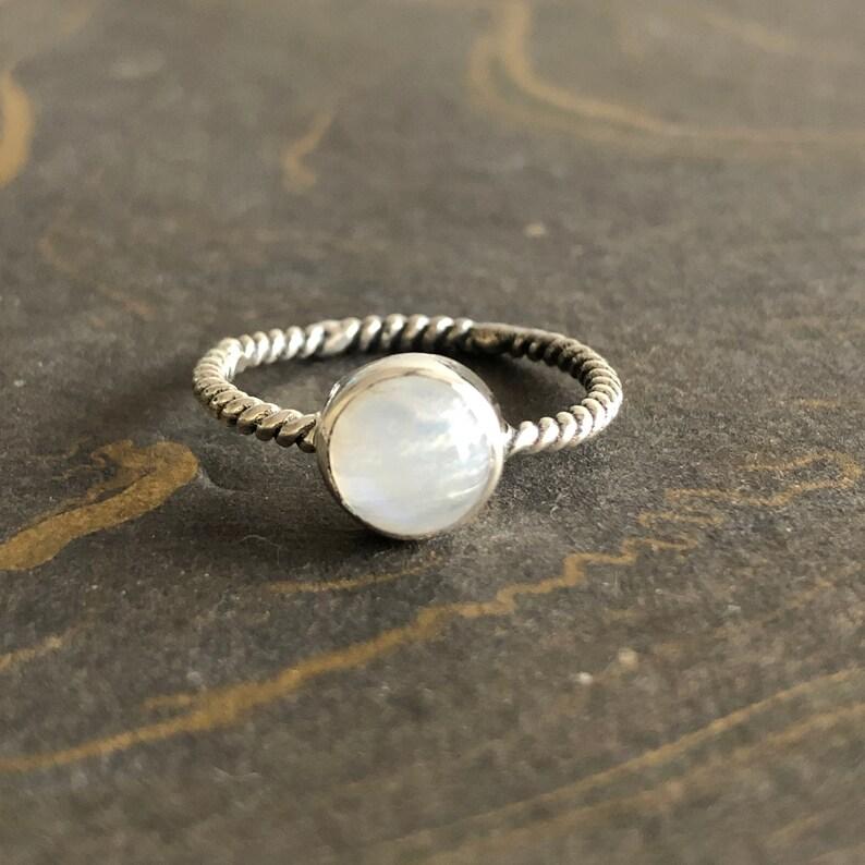 Rainbow Moonstone Round Gemstone Ring, Statement Ring, Women Ring, Gift For Her, Handmade Jewelry, Ring For Sale